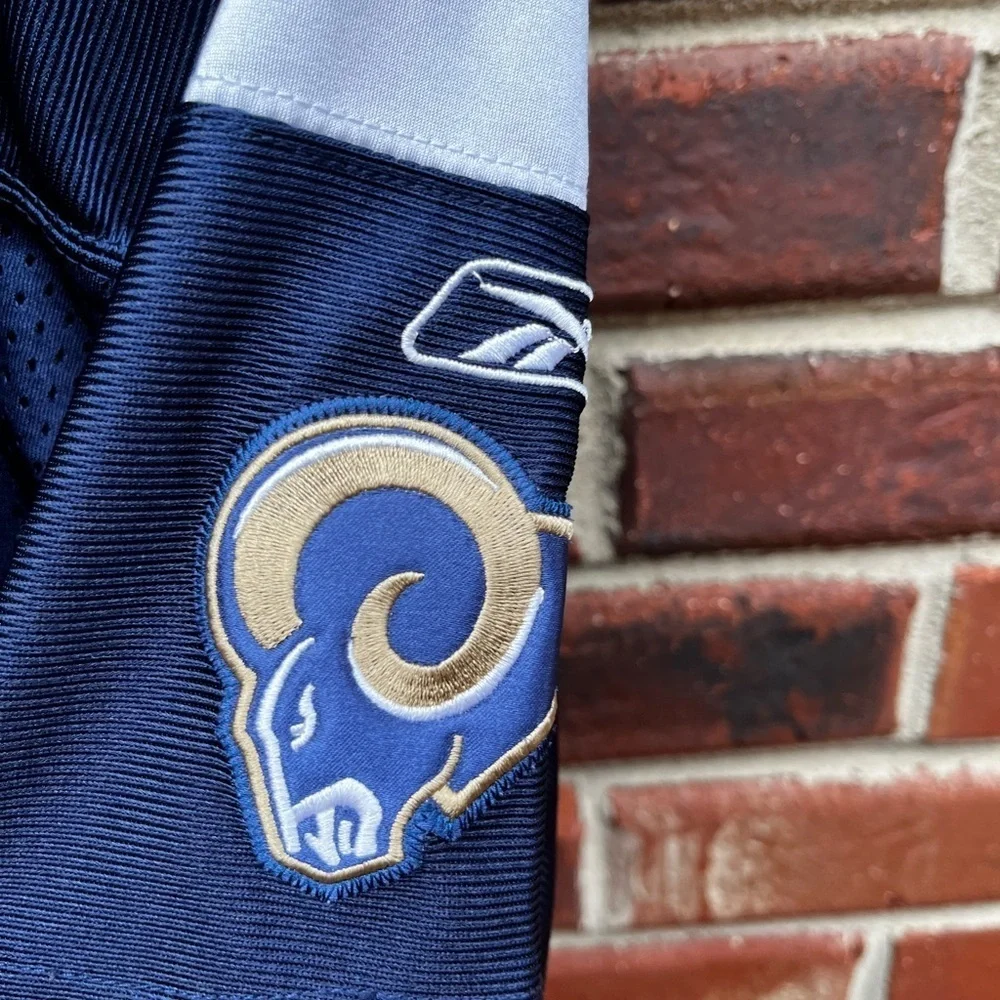 Reebok Navy and Gold NFL Jersey #8 Bradford